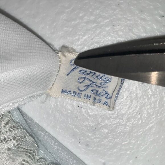 Vintage 1960s Pale Powder Blue Sheer Babydoll Nightgown | Small | by Vanity Fair - Picture 14 of 16